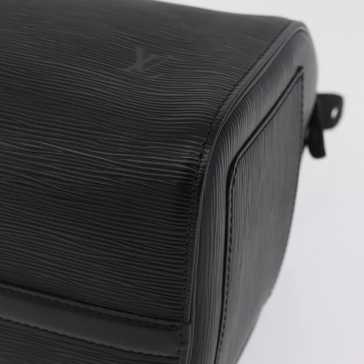 Louis Vuitton Speedy Epi Leather Black Leather Handbag (Pre-Owned)