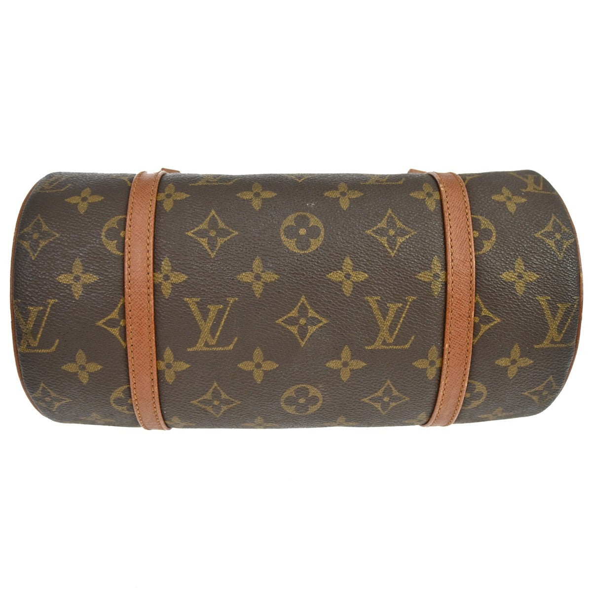 Louis Vuitton Papillon Monogram Brown Canvas Handbag (Pre-Owned)