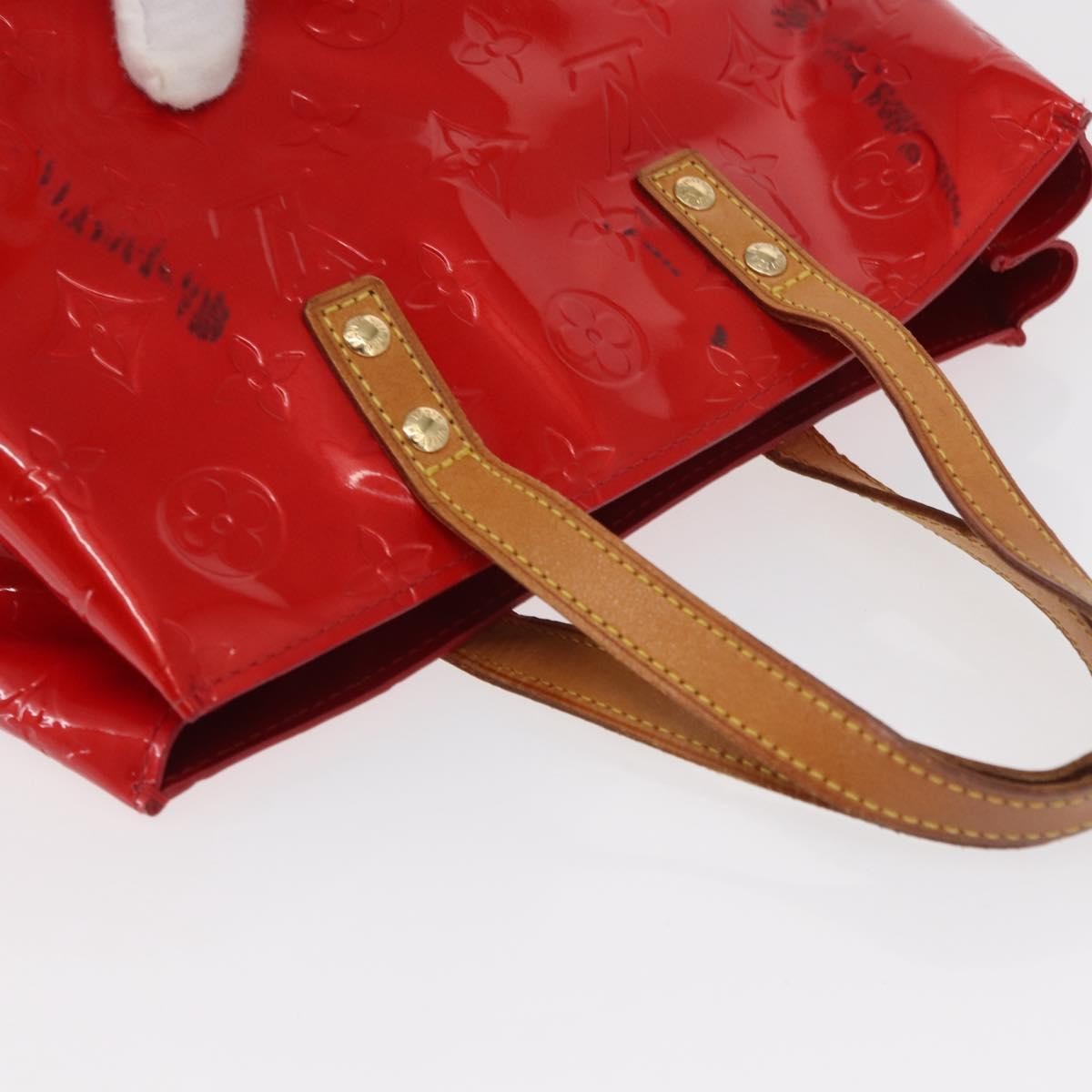 Louis Vuitton Reade Monogram Vernis Red Patent_Leather Handbag (Pre-Owned)