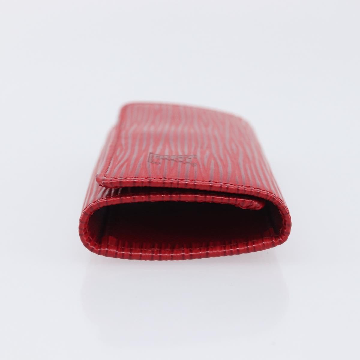 Louis Vuitton Multiclés 4 Cuir Verni Red Leather Wallets Accessory (Pre-Owned)