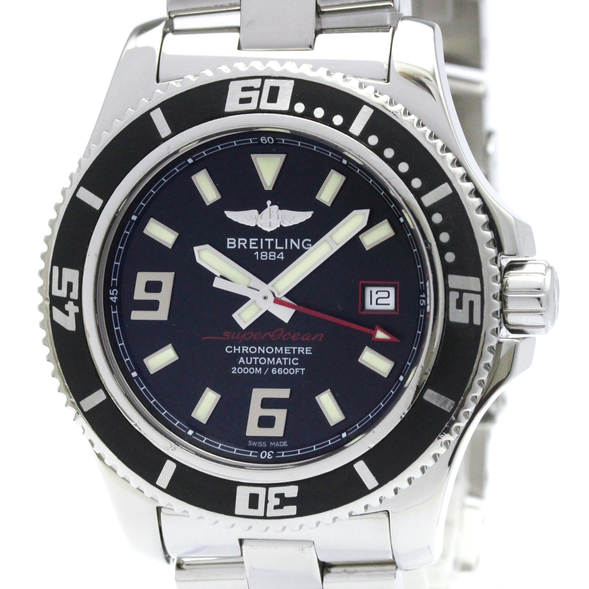 Breitling Superocean Automatic Stainless Steel Watch (Pre-Owned)