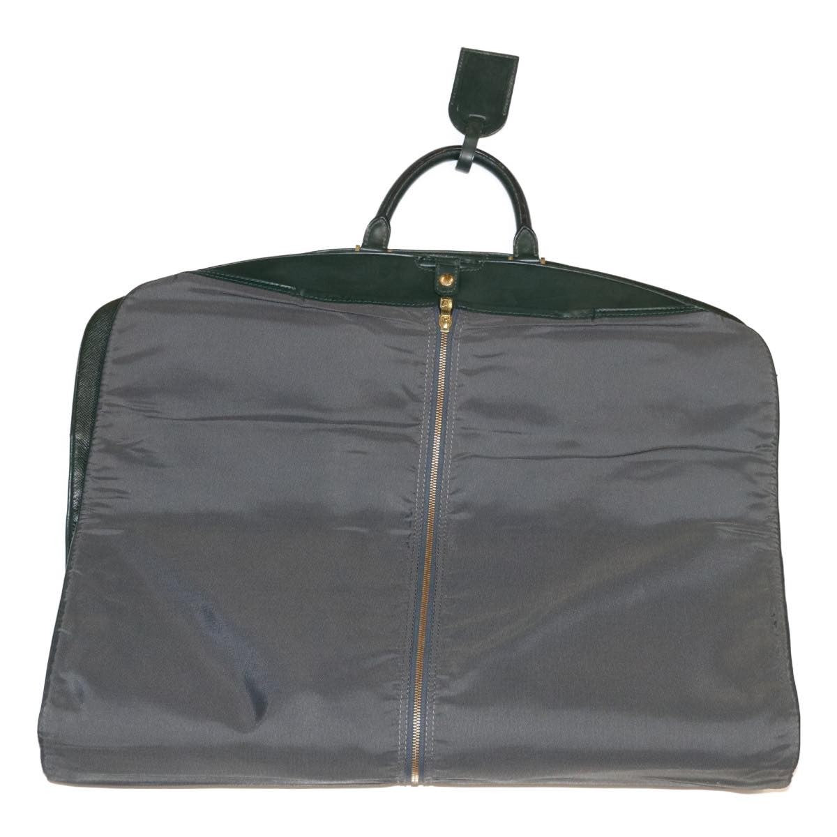 Louis Vuitton Vintage Garment Cover Monogram Canvas Green Leather Travel Bag Bag (Pre-Owned)