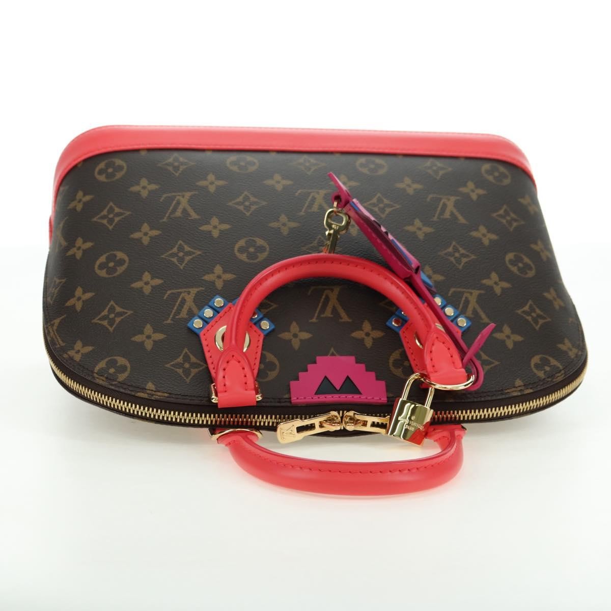Louis Vuitton Alma Monogram Canvas Multicolour Canvas Handbag (Pre-Owned)