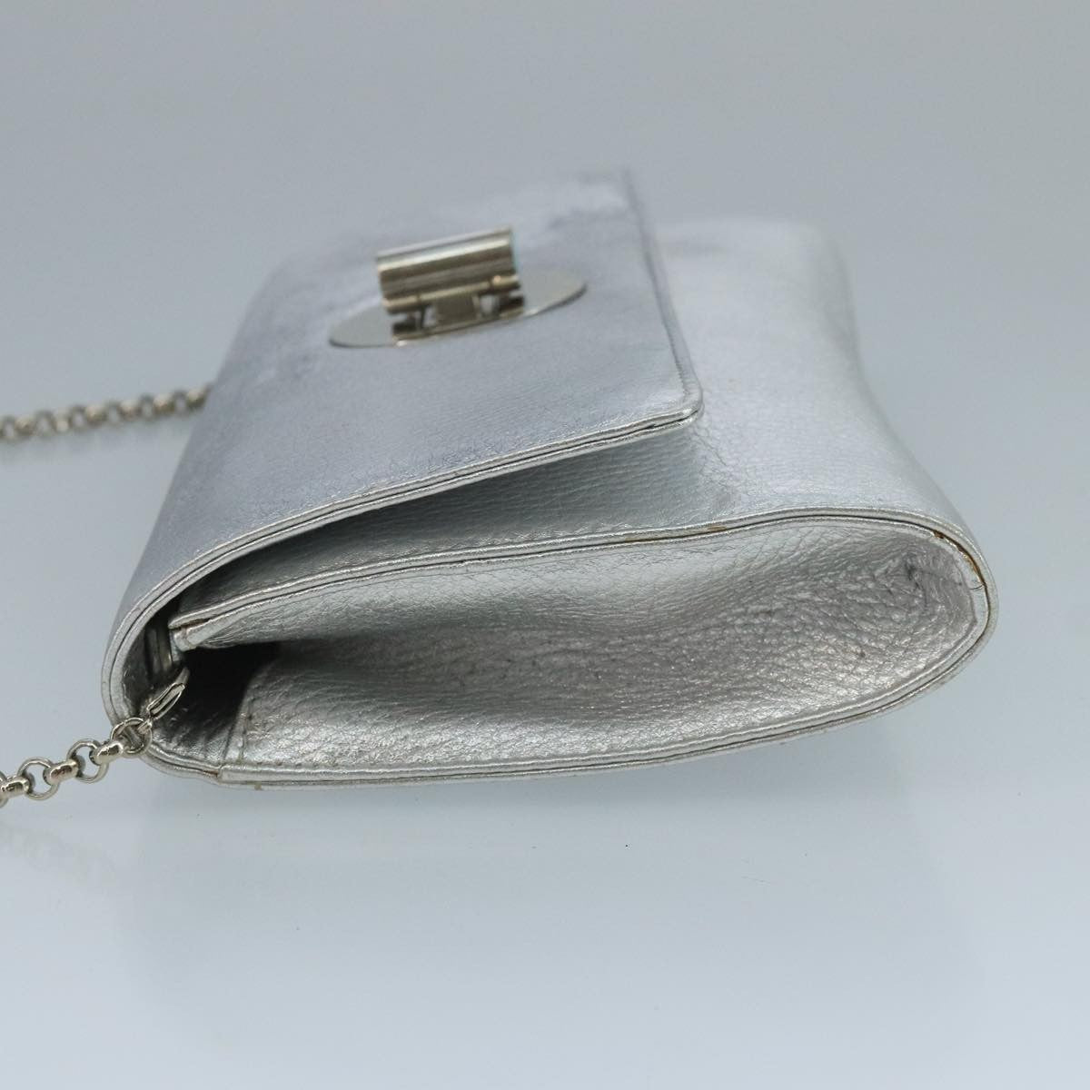 Tiffany & Co. Vintage Leather Silver Leather Shoulder Bag Bag (Pre-Owned)