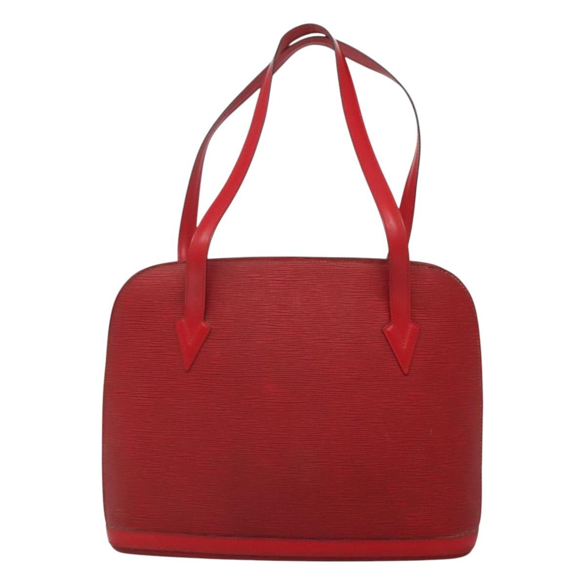 Louis Vuitton Lussac Epi Leather Red Leather Shoulder Bag Bag (Pre-Owned)