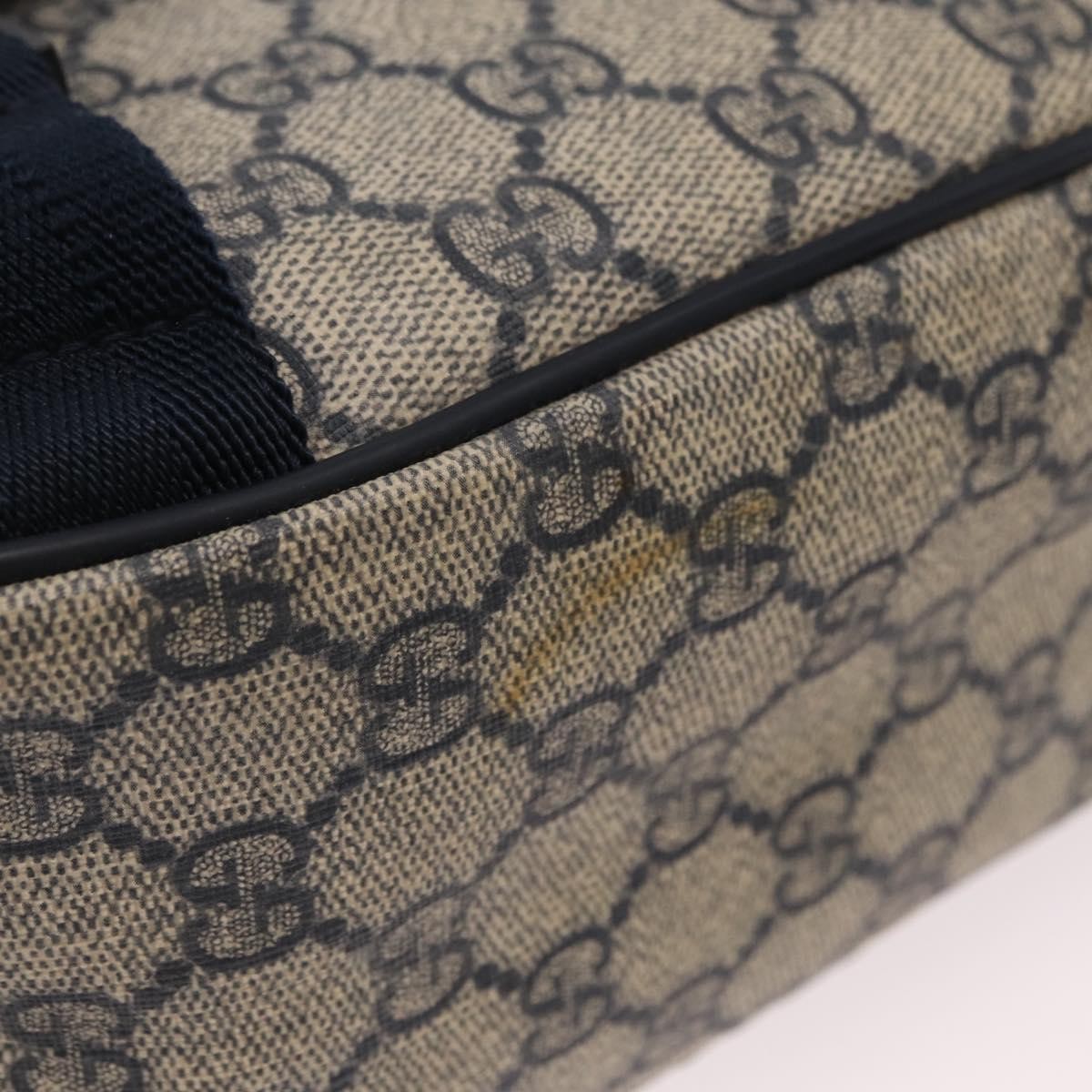 Gucci Gg Messenger Gg Coated Canvas Navy Pvc Shoulder Bag Bag (Pre-Owned)