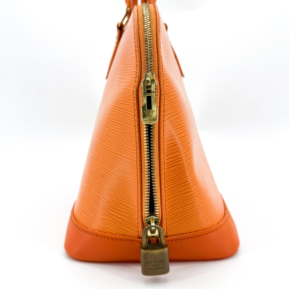 Louis Vuitton Alma Epi Leather Orange Leather Handbag (Pre-Owned)