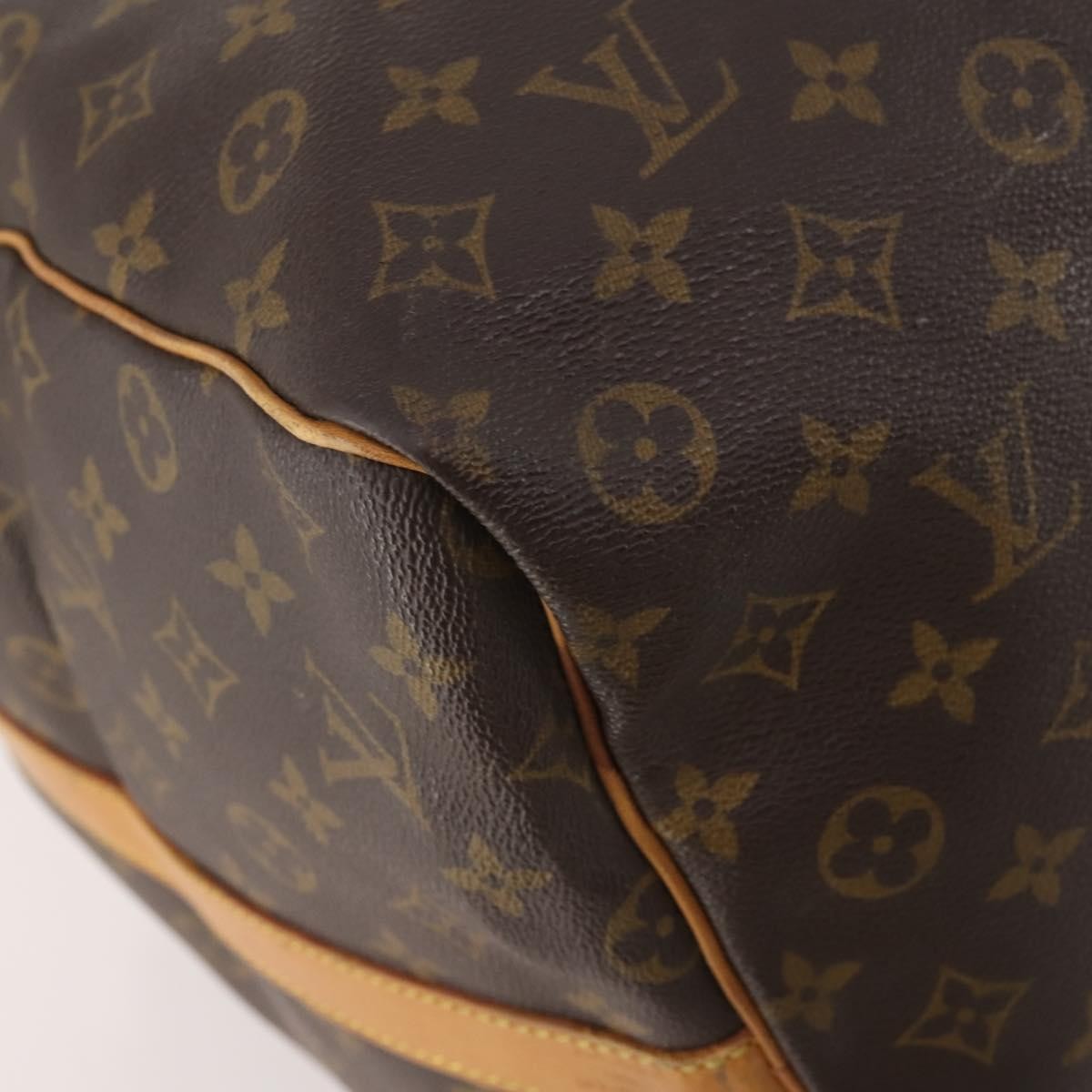 Louis Vuitton Keepall Bandouliere Monogram Canvas Brown Canvas Travel Bag Bag (Pre-Owned)
