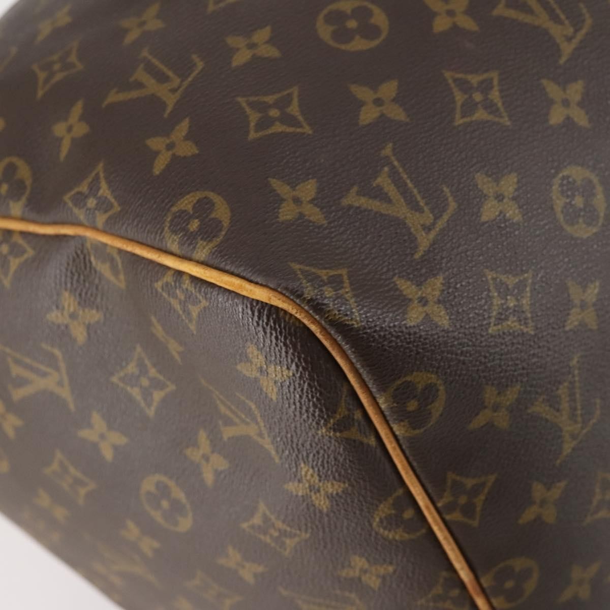 Louis Vuitton Keepall Monogram Canvas Brown Canvas Travel Bag Bag (Pre-Owned)