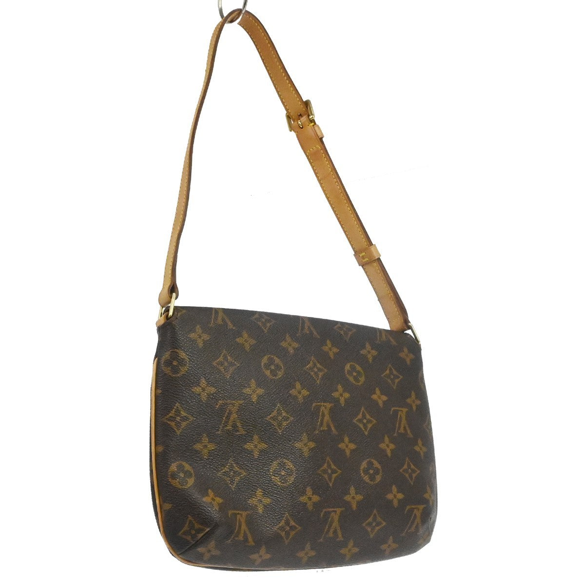 Louis Vuitton Musette Tango Monogram Canvas Brown Canvas Shoulder Bag Bag (Pre-Owned)