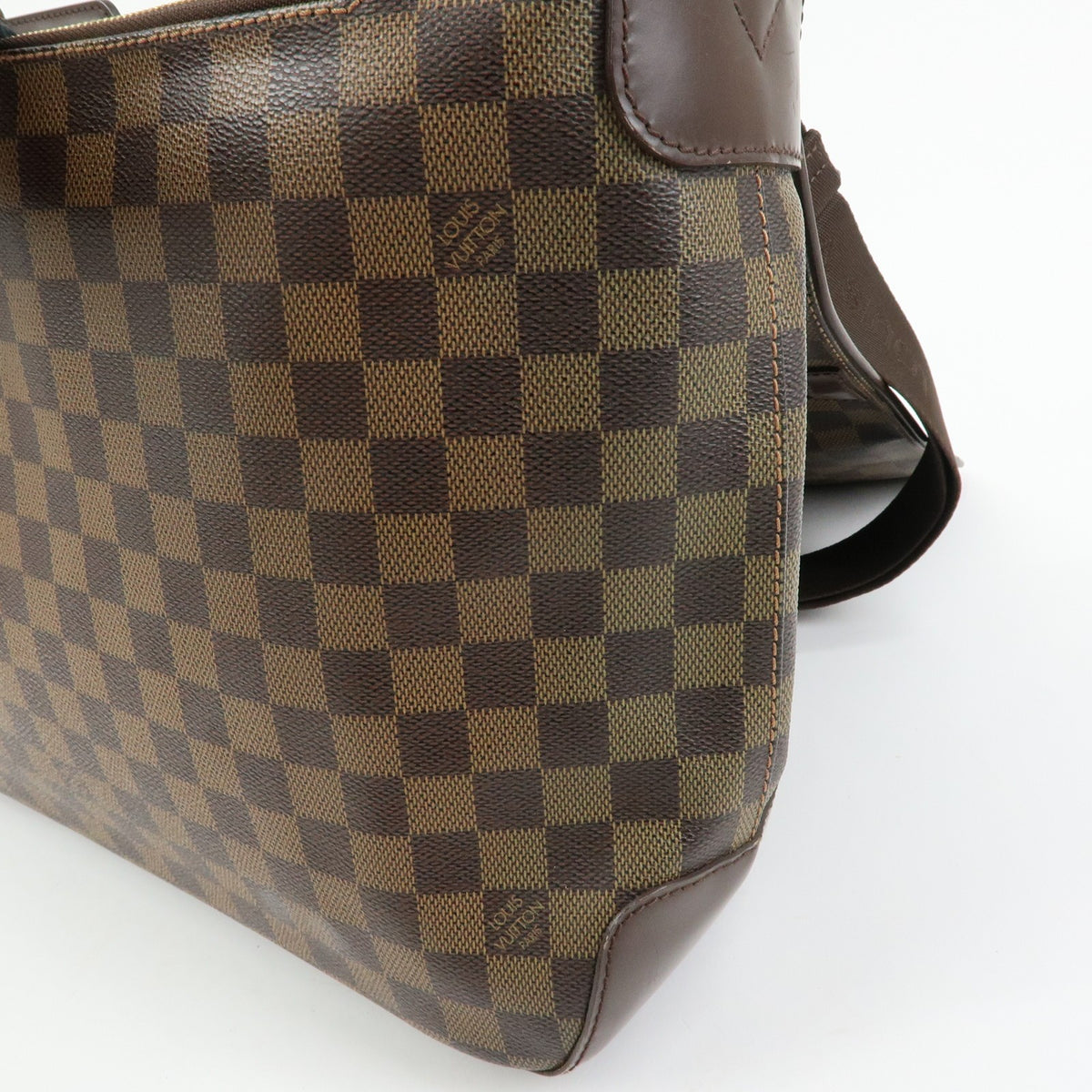 Louis Vuitton Spencer Messenger Damier Brown Canvas Handbag (Pre-Owned)