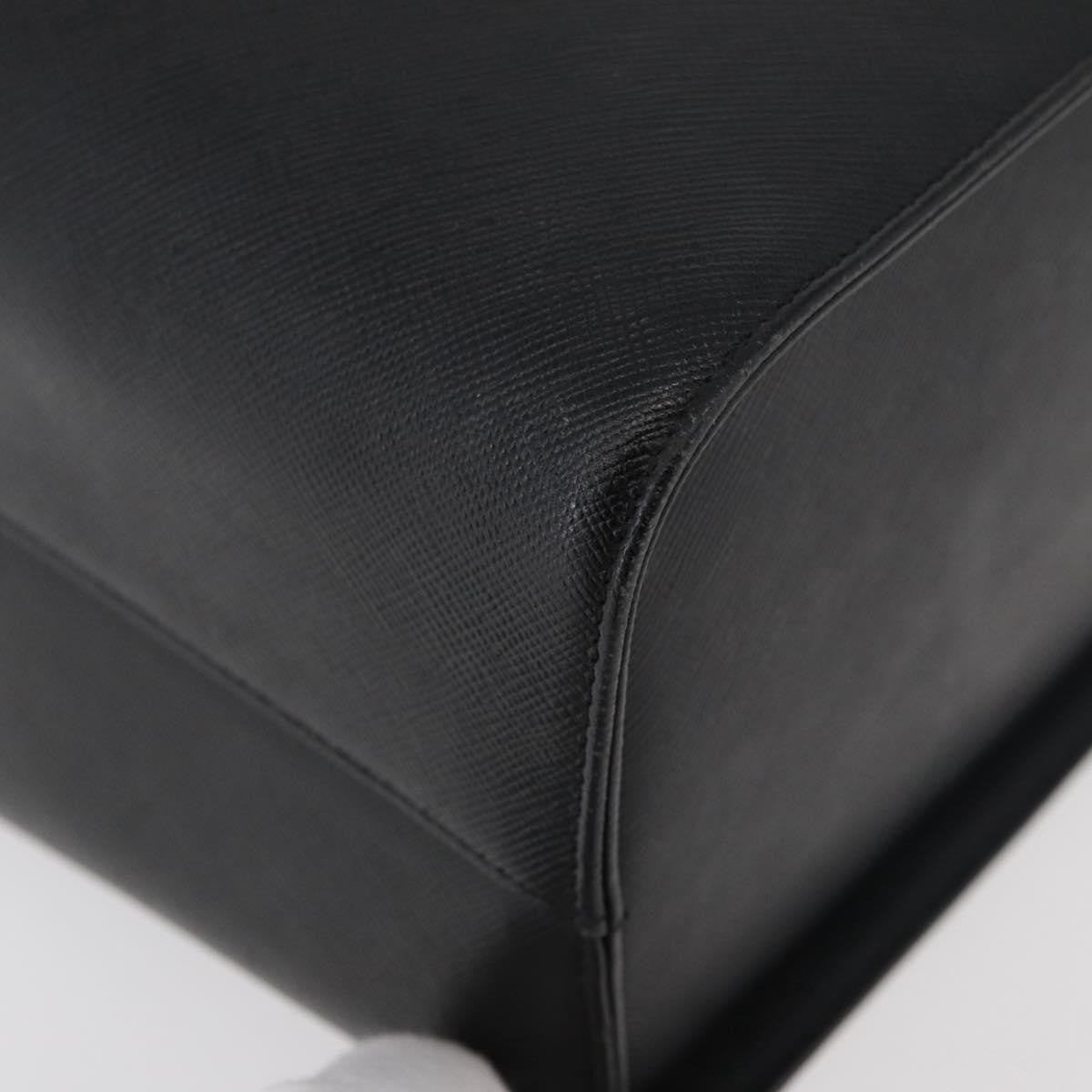 Givenchy Vintage Leather Black Leather Briefcase Bag (Pre-Owned)
