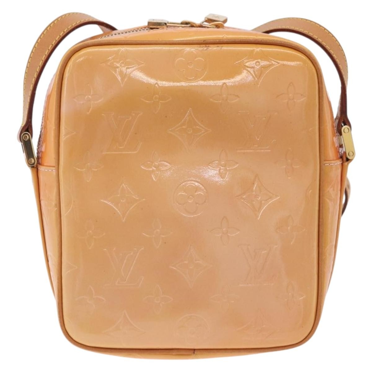 Louis Vuitton Wooster Monogram Vernis Yellow Patent_Leather Shoulder Bag Bag (Pre-Owned)
