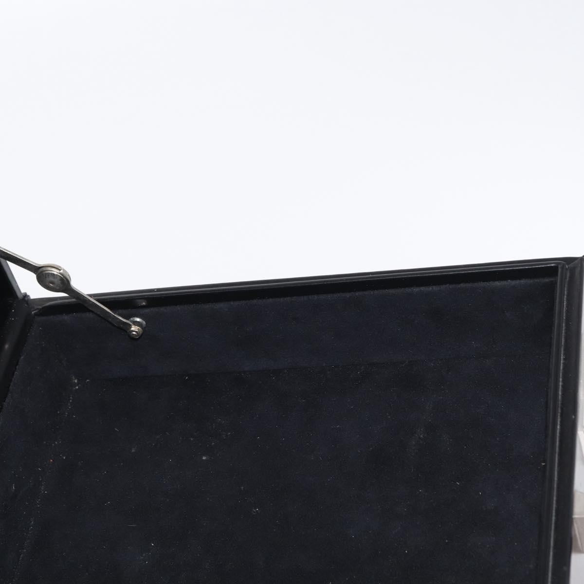 Loewe Anagram Business Leather Black Leather Briefcase Bag (Pre-Owned)