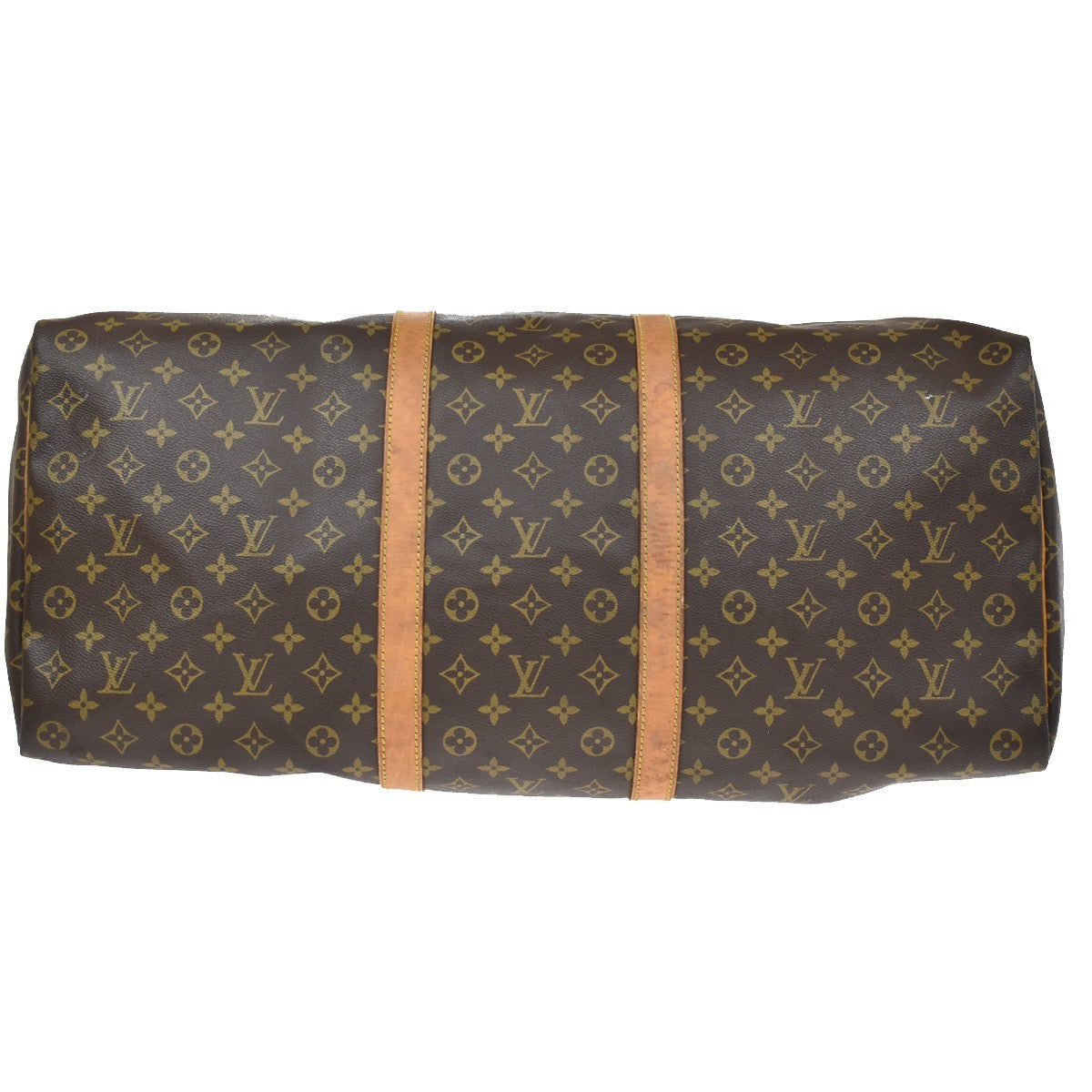 Louis Vuitton Keepall Monogram Canvas Brown Canvas Travel Bag Bag (Pre-Owned)