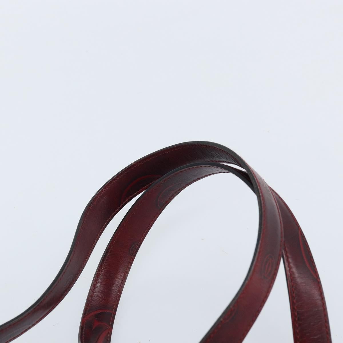 Cartier Happy Birthday Patent Leather Burgundy Patent_Leather Backpack Bag (Pre-Owned)