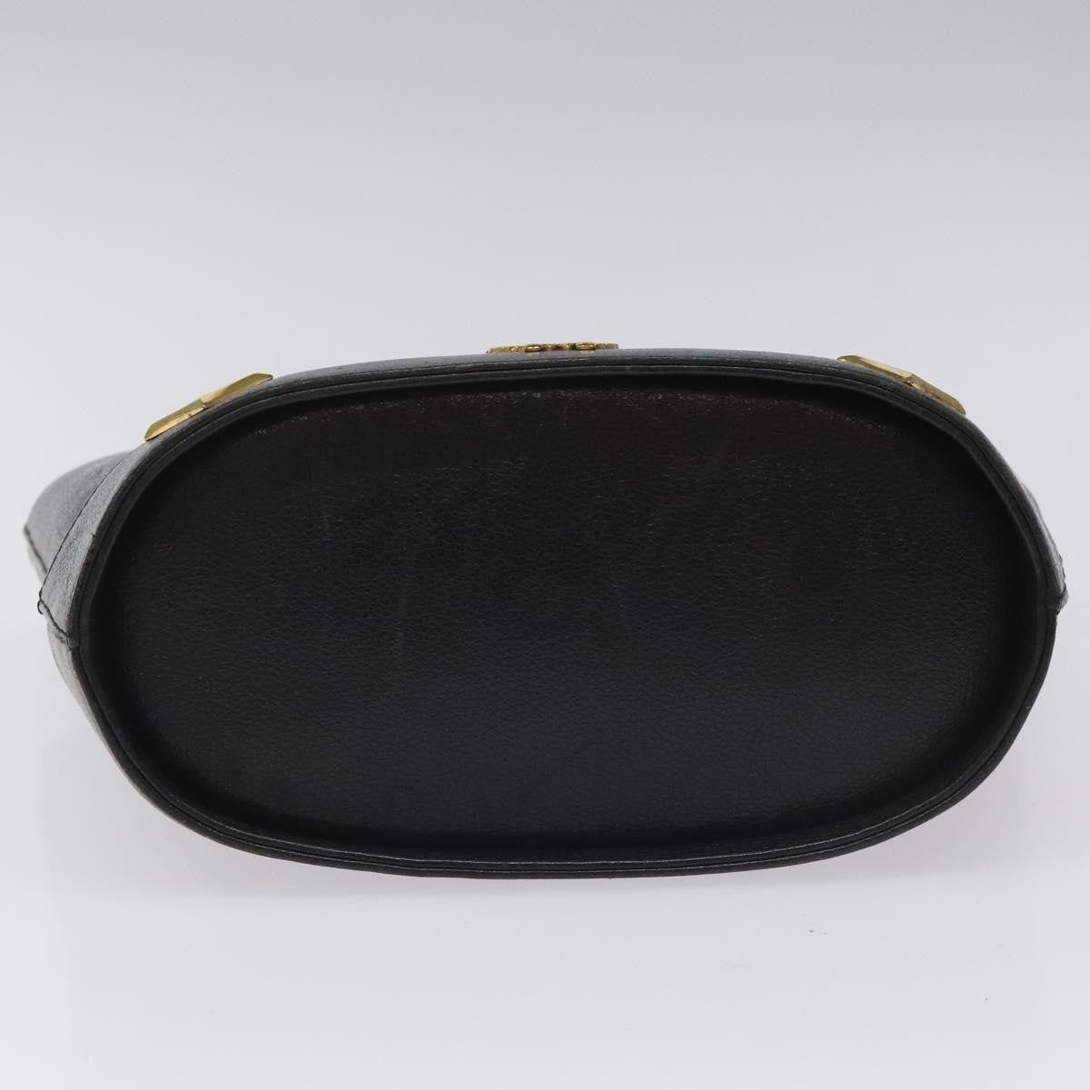 MCM Vintage Leather Black Leather Handbag (Pre-Owned)