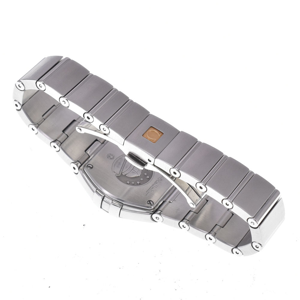 Omega Constellation Quartz Stainless Steel With Diamond Bezel And Markers Watch (Pre-Owned)