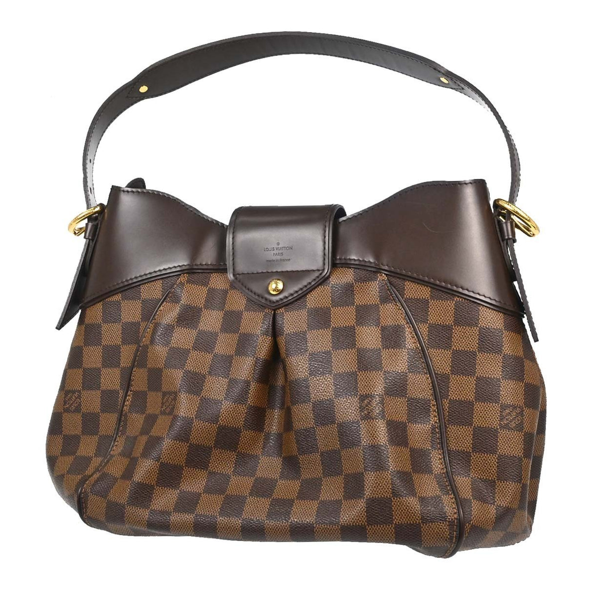 Louis Vuitton Sistina Damier Brown Canvas Handbag (Pre-Owned)