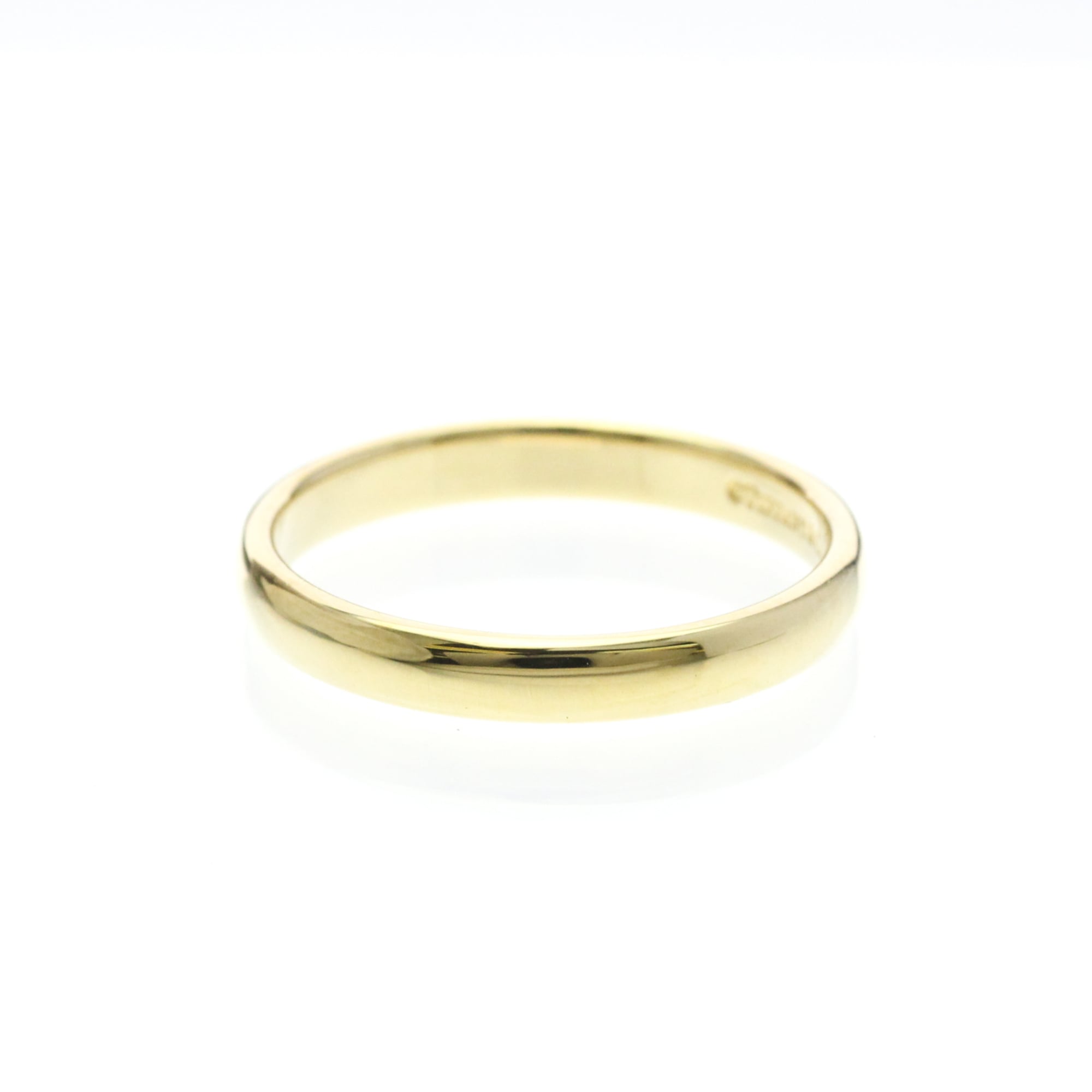 Tiffany & Co. Classic Wedding Band 18K Yellow Gold Gold Yellow_Gold Ring Jewelry (Pre-Owned)