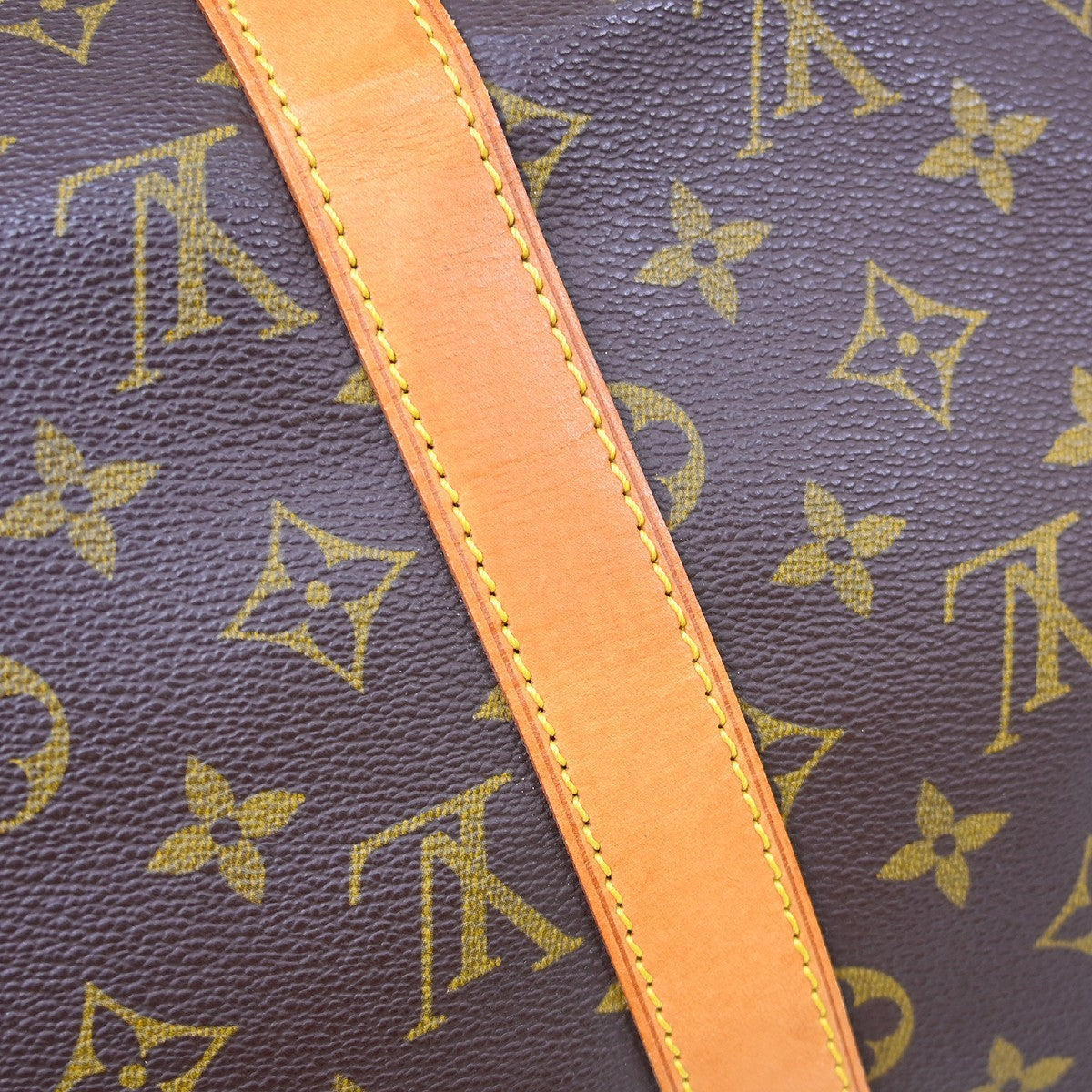 Louis Vuitton Keepall Monogram Brown Canvas Travel Bag Bag (Pre-Owned)