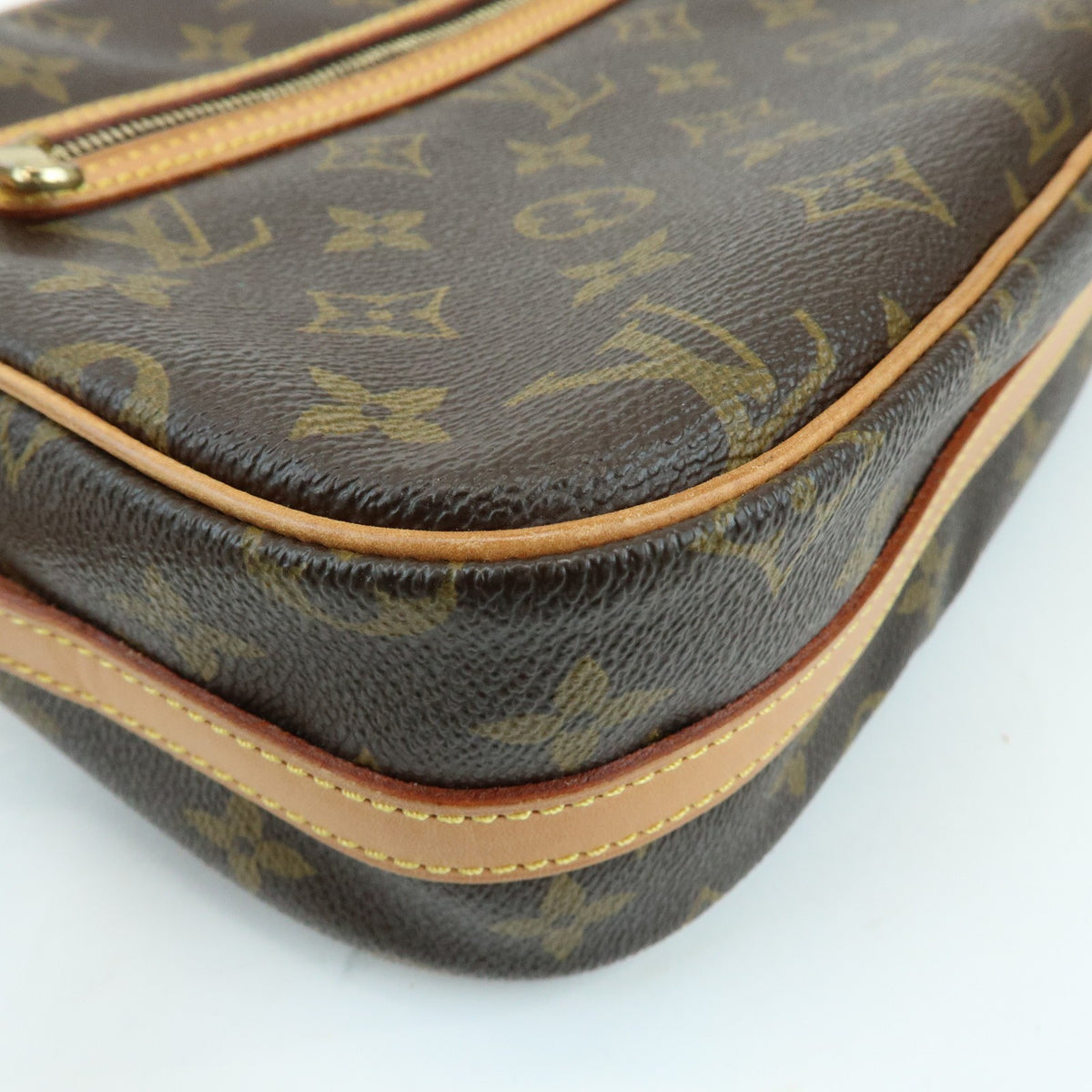 Louis Vuitton Senlis Monogram Canvas Brown Canvas Shoulder Bag Bag (Pre-Owned)
