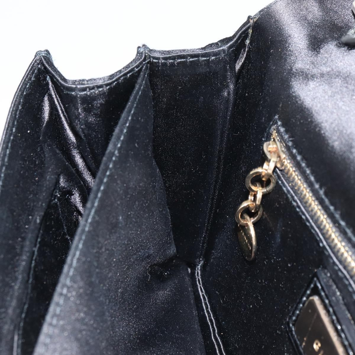 Givenchy Shoulder Satin Black Satin Shoulder Bag Bag (Pre-Owned)