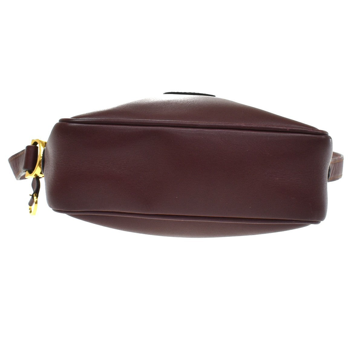 Cartier Must De Cartier Leather Red Leather Shoulder Bag Bag (Pre-Owned)