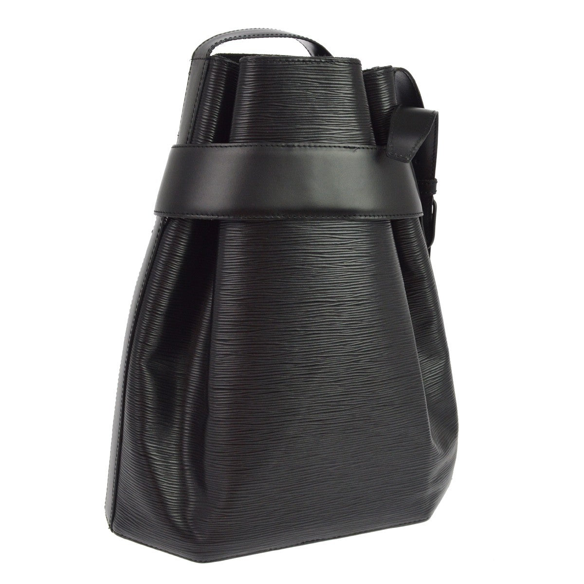 Louis Vuitton Vintage Sac D'epaule Epi Leather Black Leather Shoulder Bag Bag (Pre-Owned)
