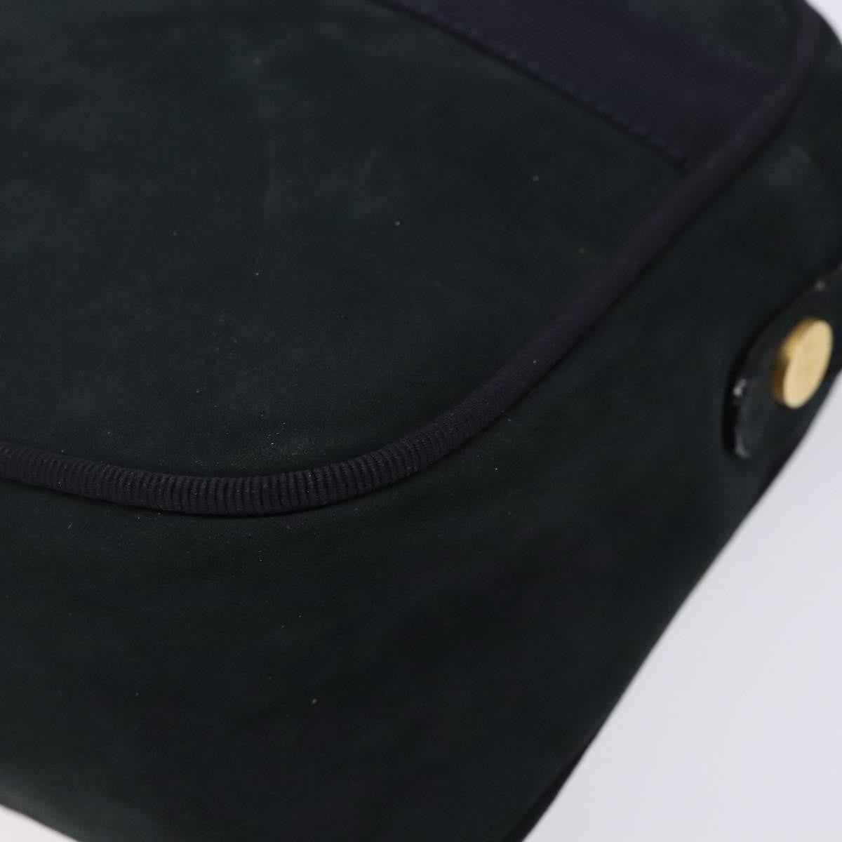Salvatore Ferragamo Vala Suede Navy Suede Shoulder Bag Bag (Pre-Owned)