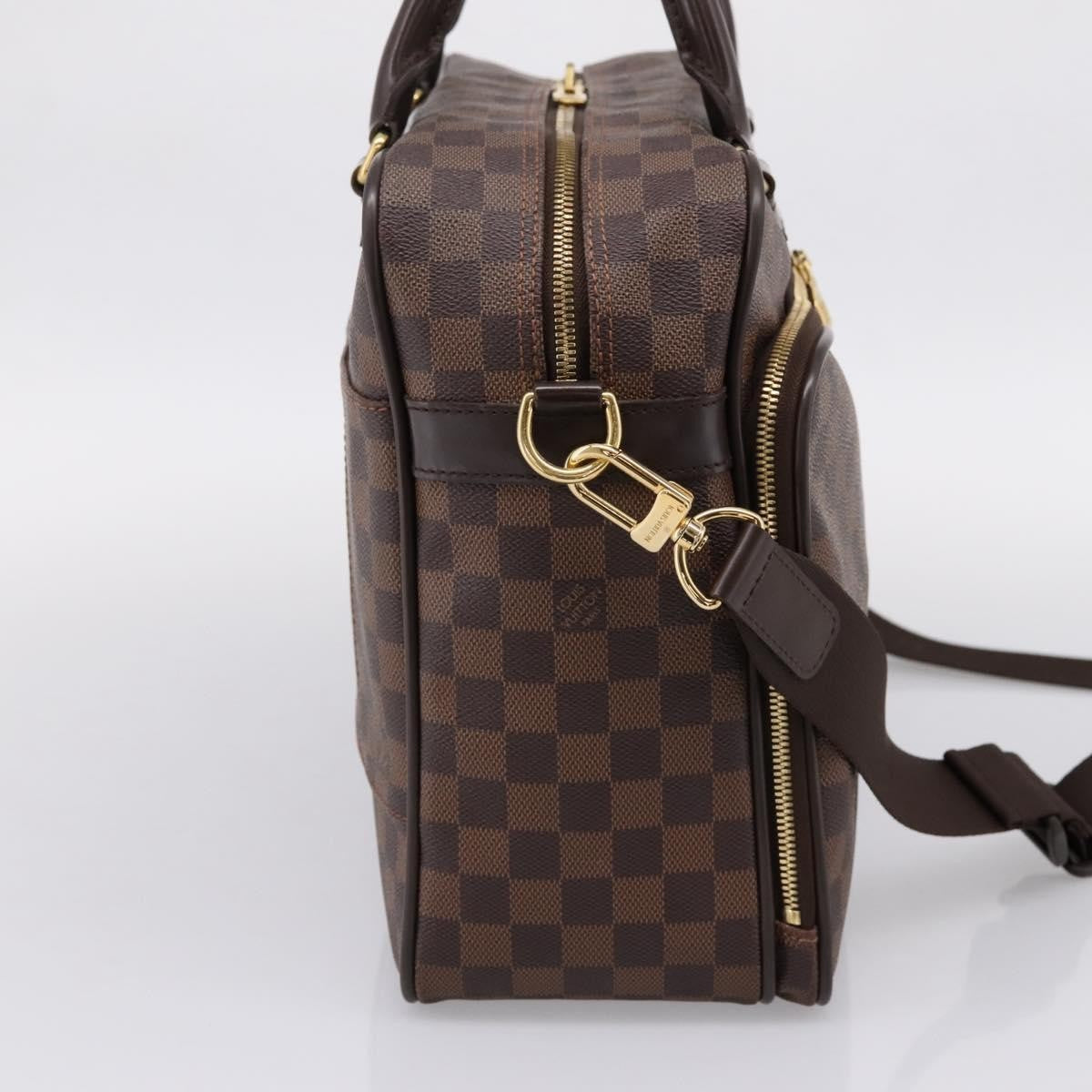 Louis Vuitton Icare Laptop Damier Ebene Brown Canvas Briefcase Bag (Pre-Owned)