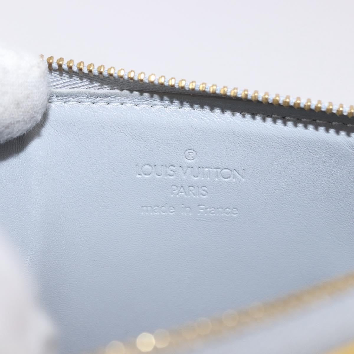 Louis Vuitton Lexington Pochette Patent Leather Gray Patent_Leather Clutche & Pouche Bag (Pre-Owned)