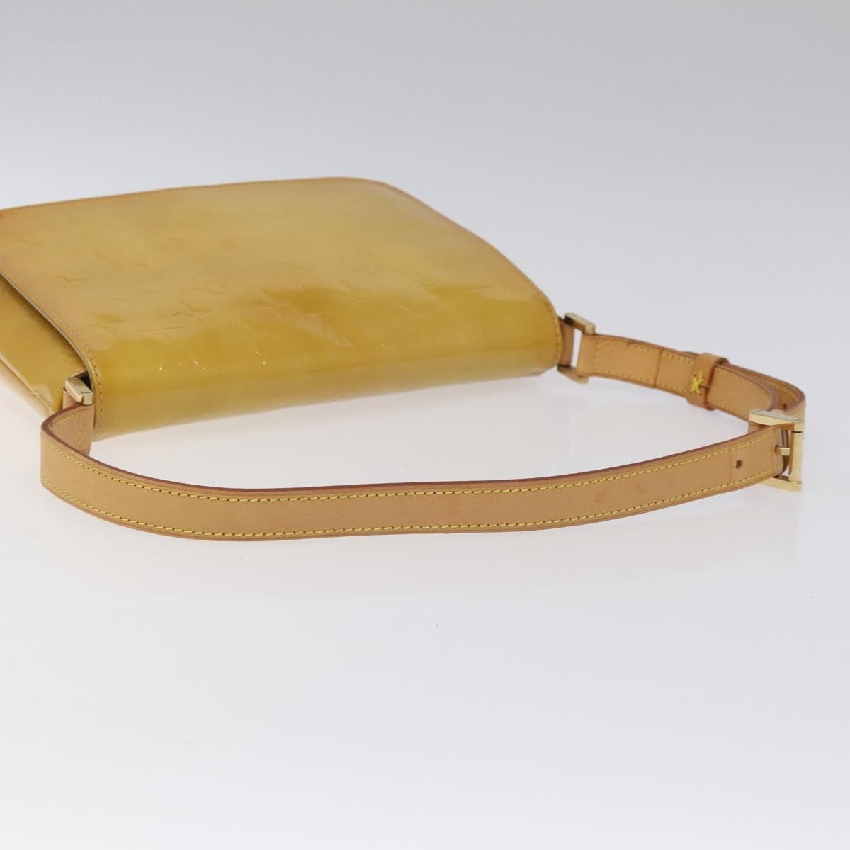 Louis Vuitton Thompson Street Monogram Vernis Beige Patent_Leather Shoulder Bag Bag (Pre-Owned)