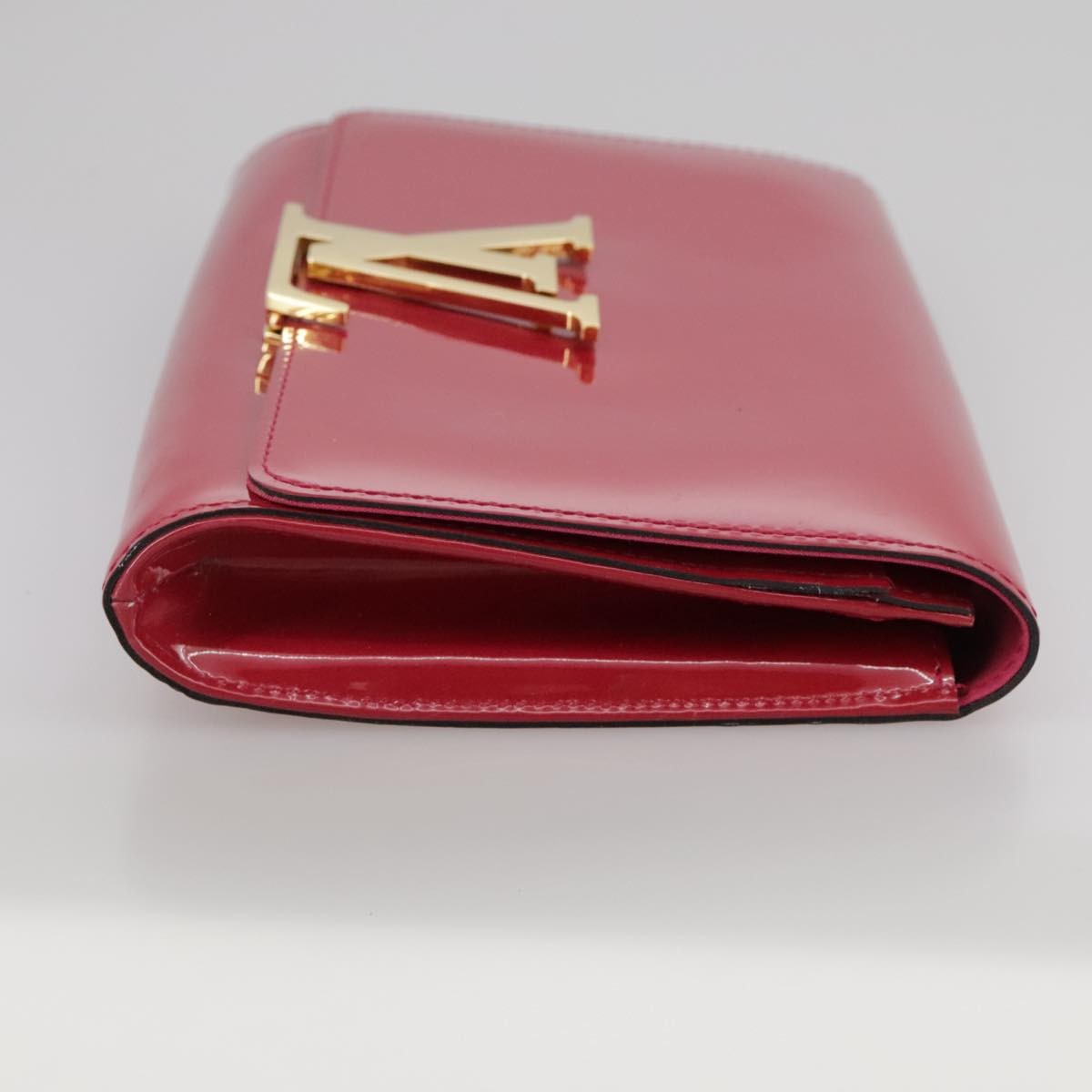Louis Vuitton Louise Clutch Patent Pink Patent_Leather Bag (Pre-Owned)