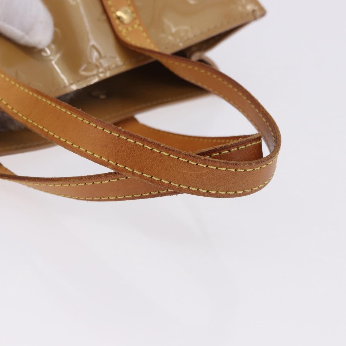 Louis Vuitton Reade Monogram Vernis Beige Patent_Leather Handbag (Pre-Owned)