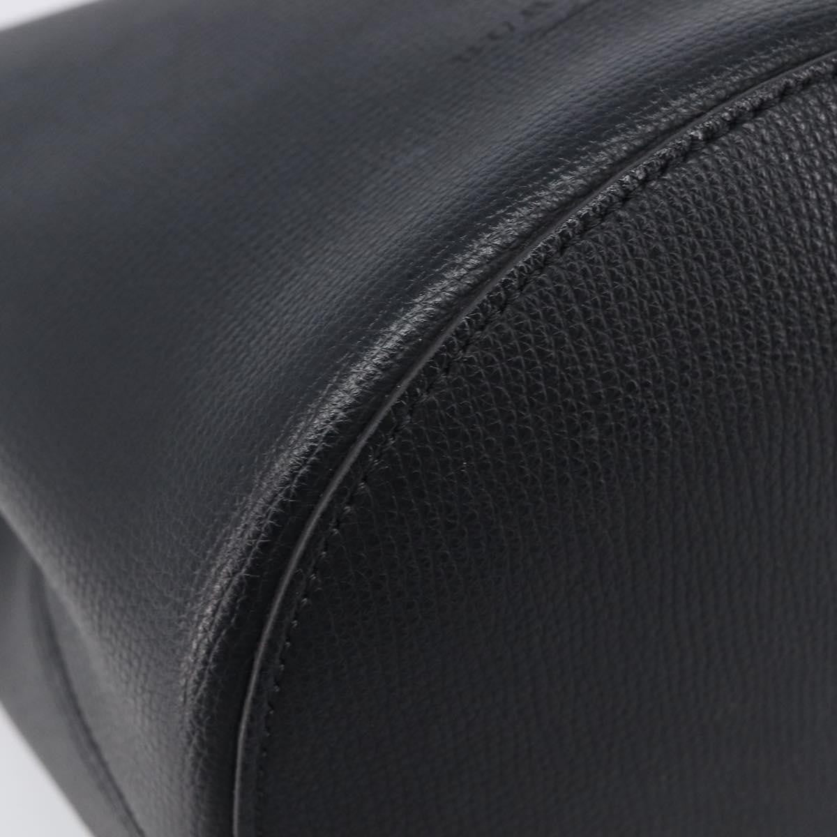 Burberry Lorne Bucket Leather Black Leather Handbag (Pre-Owned)
