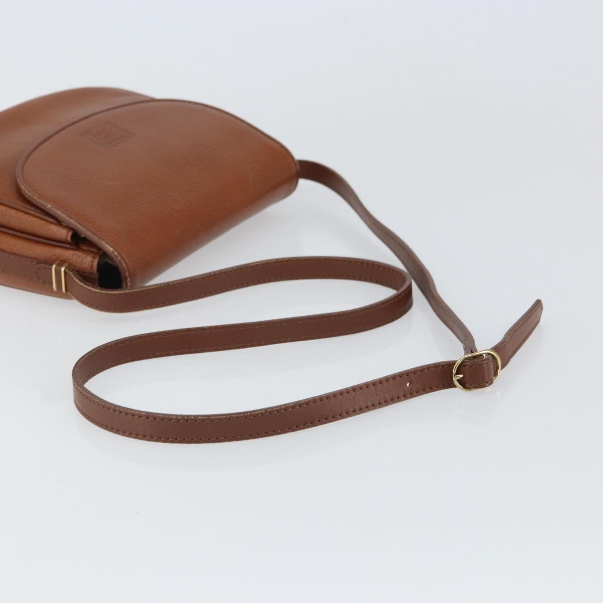 Burberry Vintage Leather Brown Leather Shoulder Bag Bag (Pre-Owned)