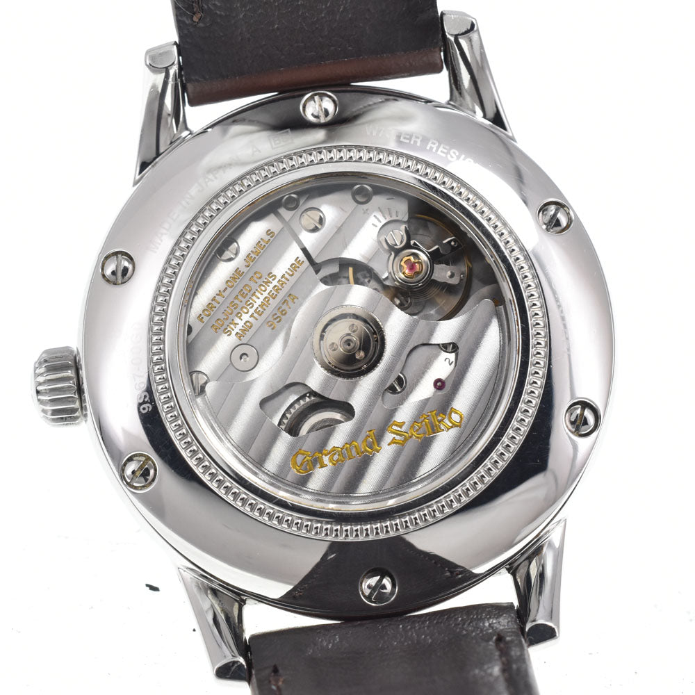 Grand Seiko Elegance Mechanical Automatic Stainless Steel With Mother Of Pearl Watch (Pre-Owned)