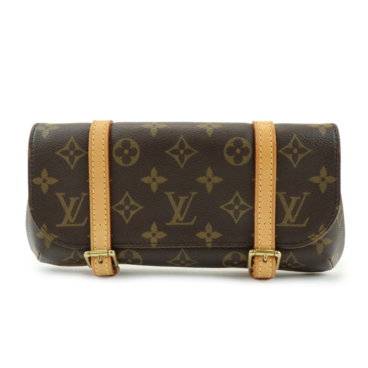 Louis Vuitton Marelle Waist Monogram Canvas Brown Canvas Handbag (Pre-Owned)