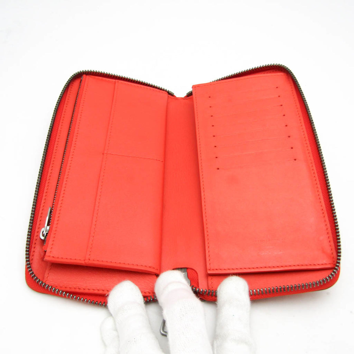 Louis Vuitton Zippy Damier Infini Leather Red Leather Wallets Accessory (Pre-Owned)