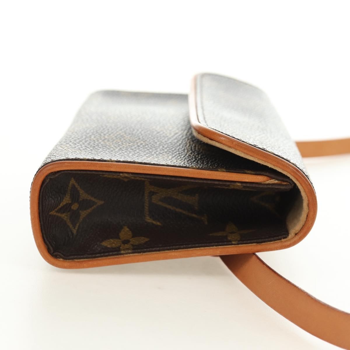Louis Vuitton Florentine Waist Monogram Canvas Brown Canvas Clutche & Pouche Bag (Pre-Owned)