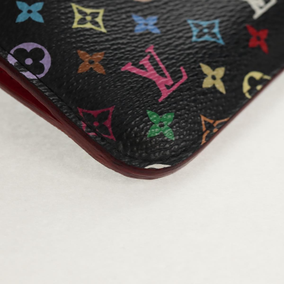 Louis Vuitton Pochette Clés Nm Monogram Multicolor Canvas Black Canvas Wallets Accessory (Pre-Owned)
