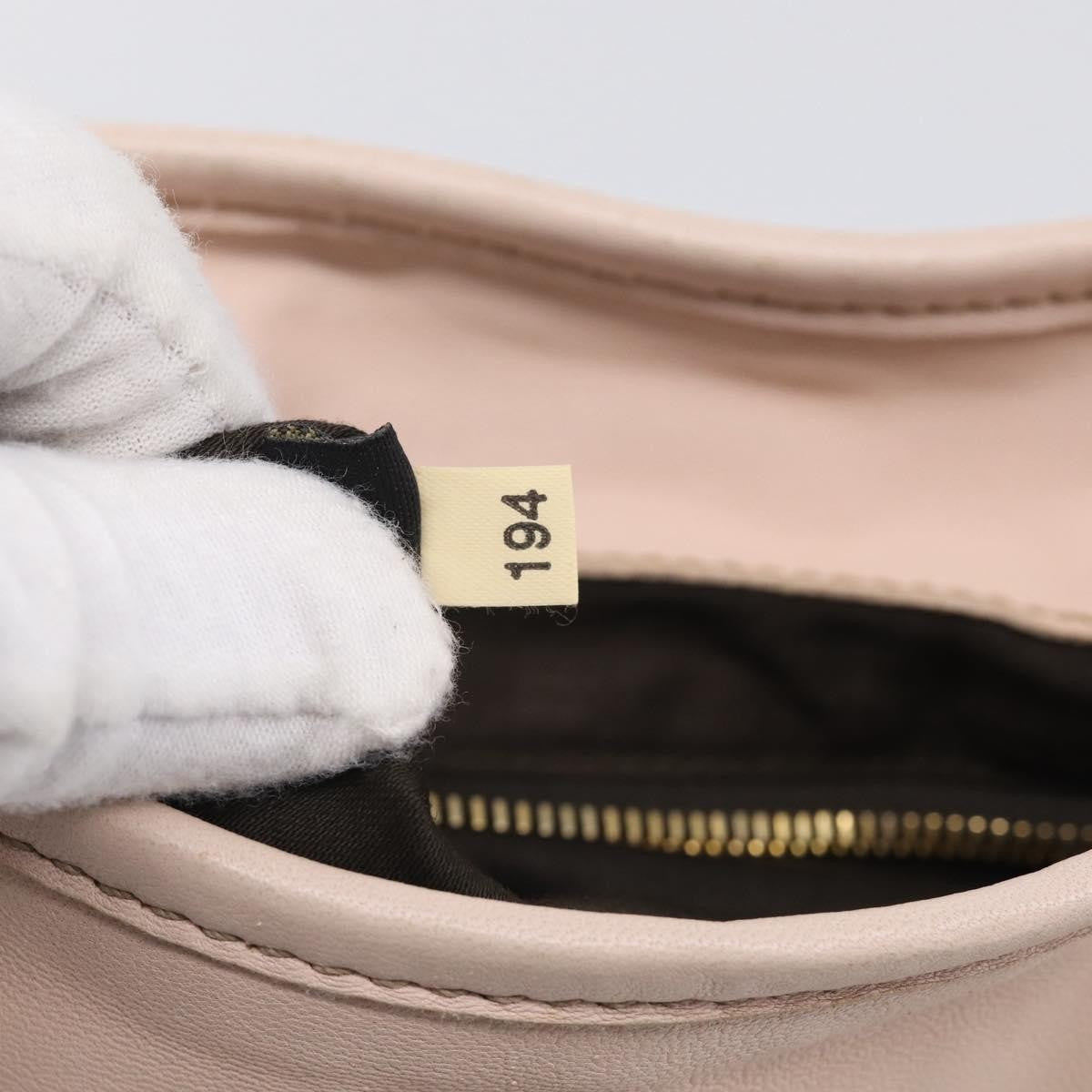 Miu Miu Coffer Hobo Matelasse Leather Pink Leather Handbag (Pre-Owned)