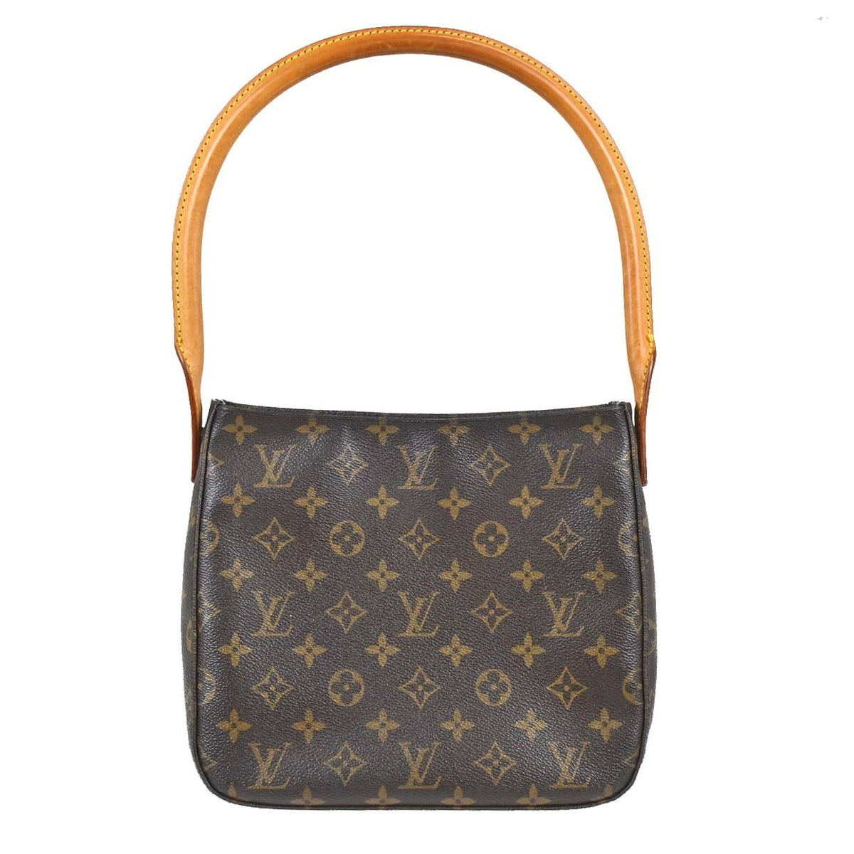 Louis Vuitton Looping Monogram Canvas Brown Canvas Handbag (Pre-Owned)