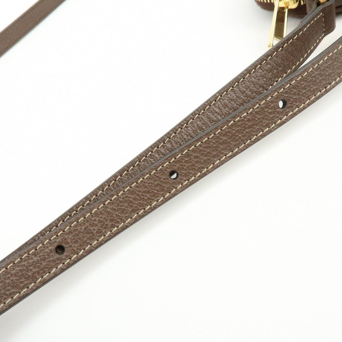 Gucci Ophidia Gg Coated Canvas Brown Leather Crossbody Bag Bag (Pre-Owned)