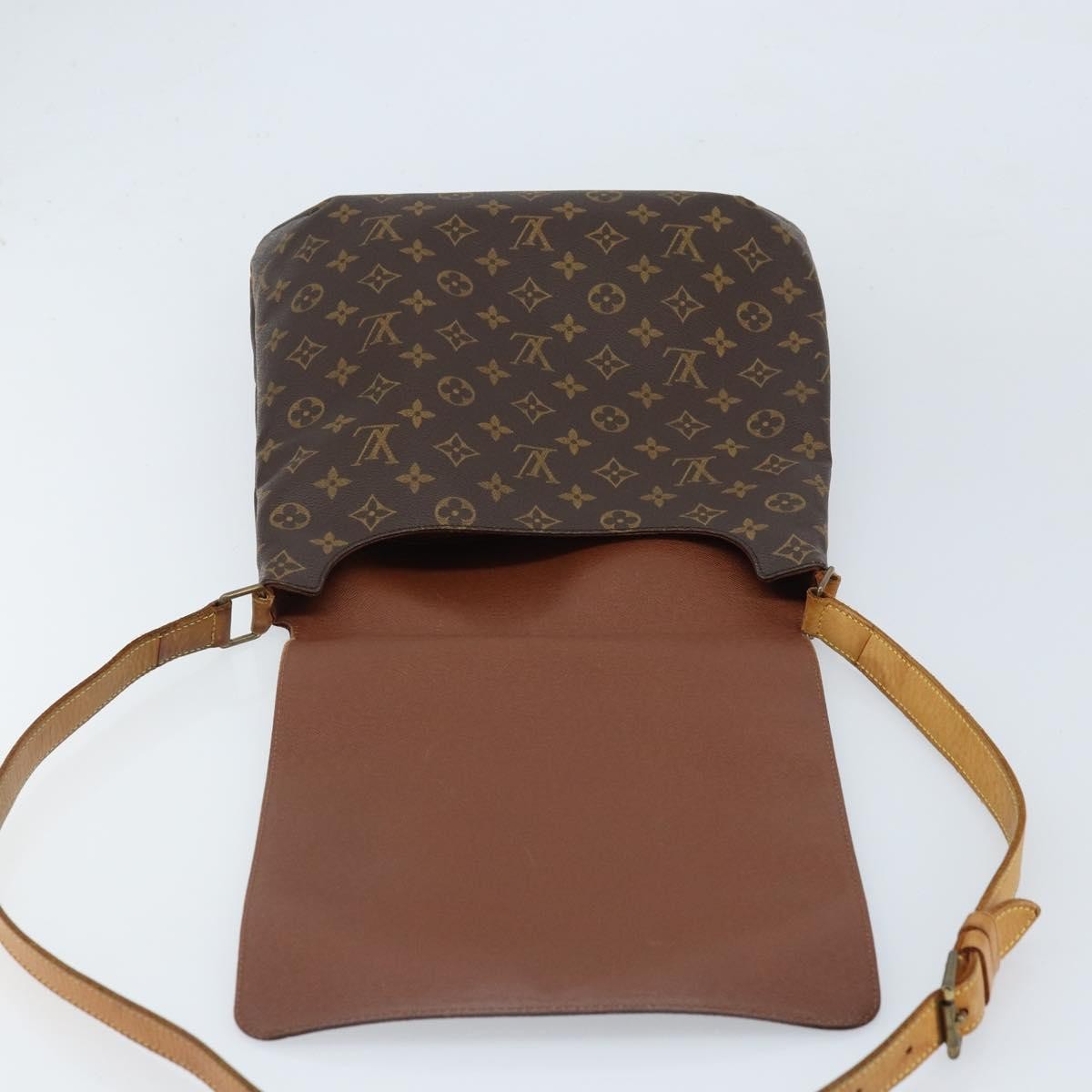Louis Vuitton Musette Monogram Canvas Brown Canvas Shoulder Bag Bag (Pre-Owned)