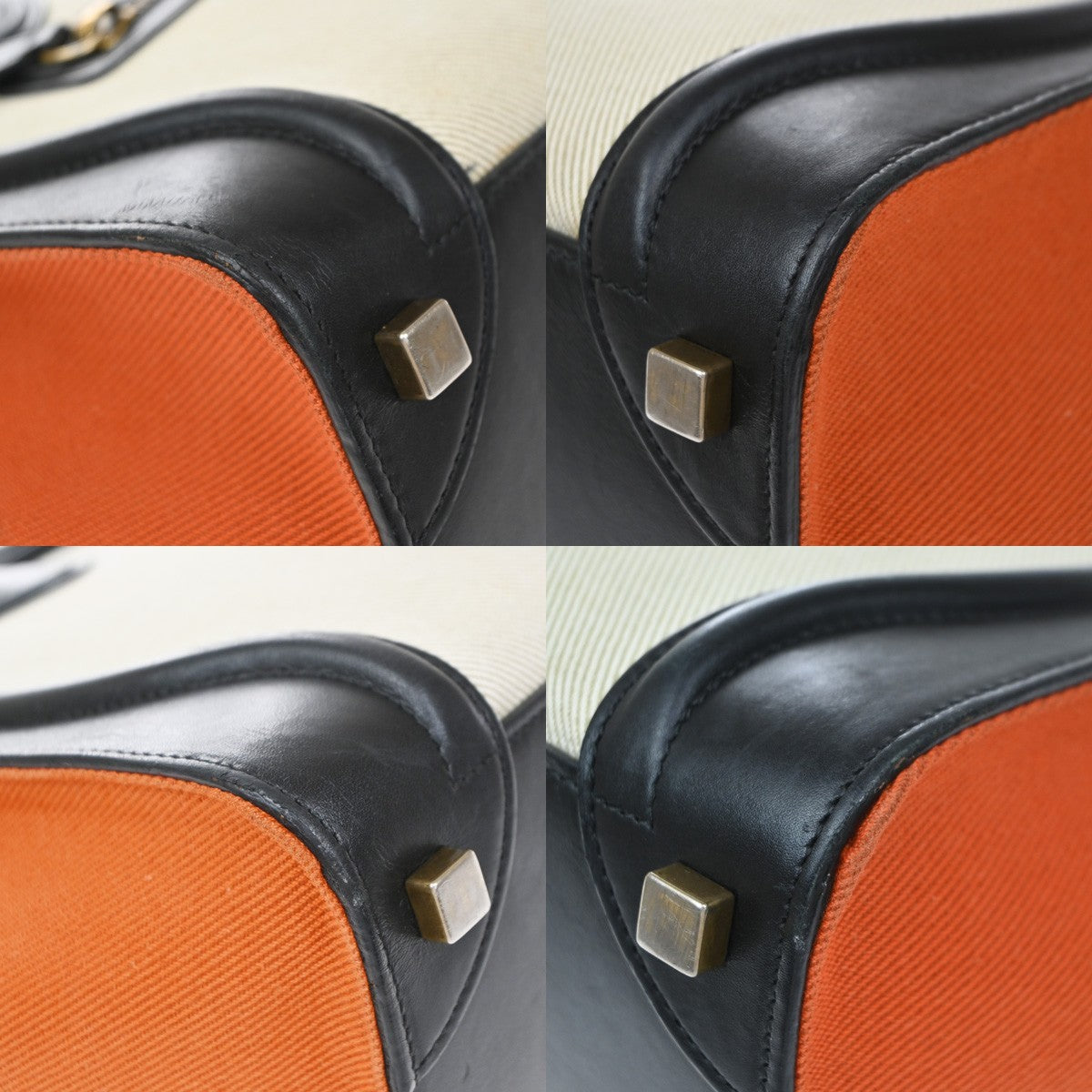 Celine Tricolor Luggage Canvas And Leather Multicolour Canvas Handbag (Pre-Owned)