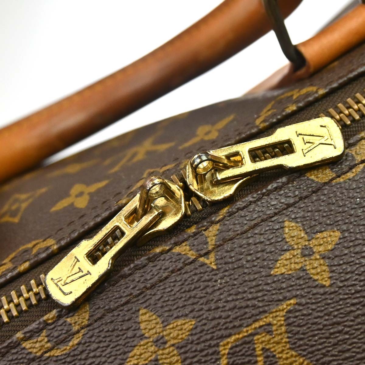 Louis Vuitton Keepall Monogram Canvas Brown Canvas Travel Bag Bag (Pre-Owned)