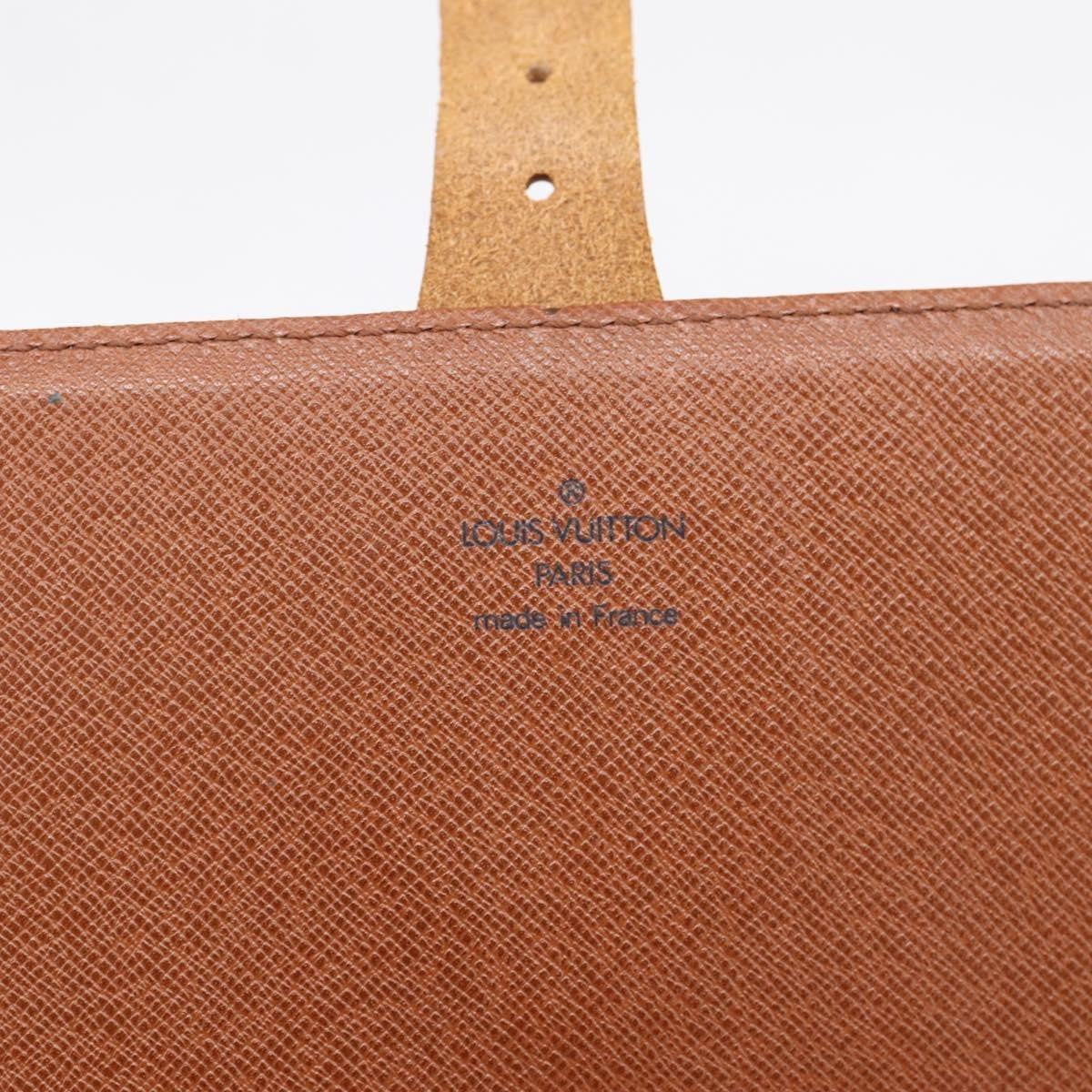Louis Vuitton Cartouchiere Monogram Brown Canvas Shoulder Bag Bag (Pre-Owned)