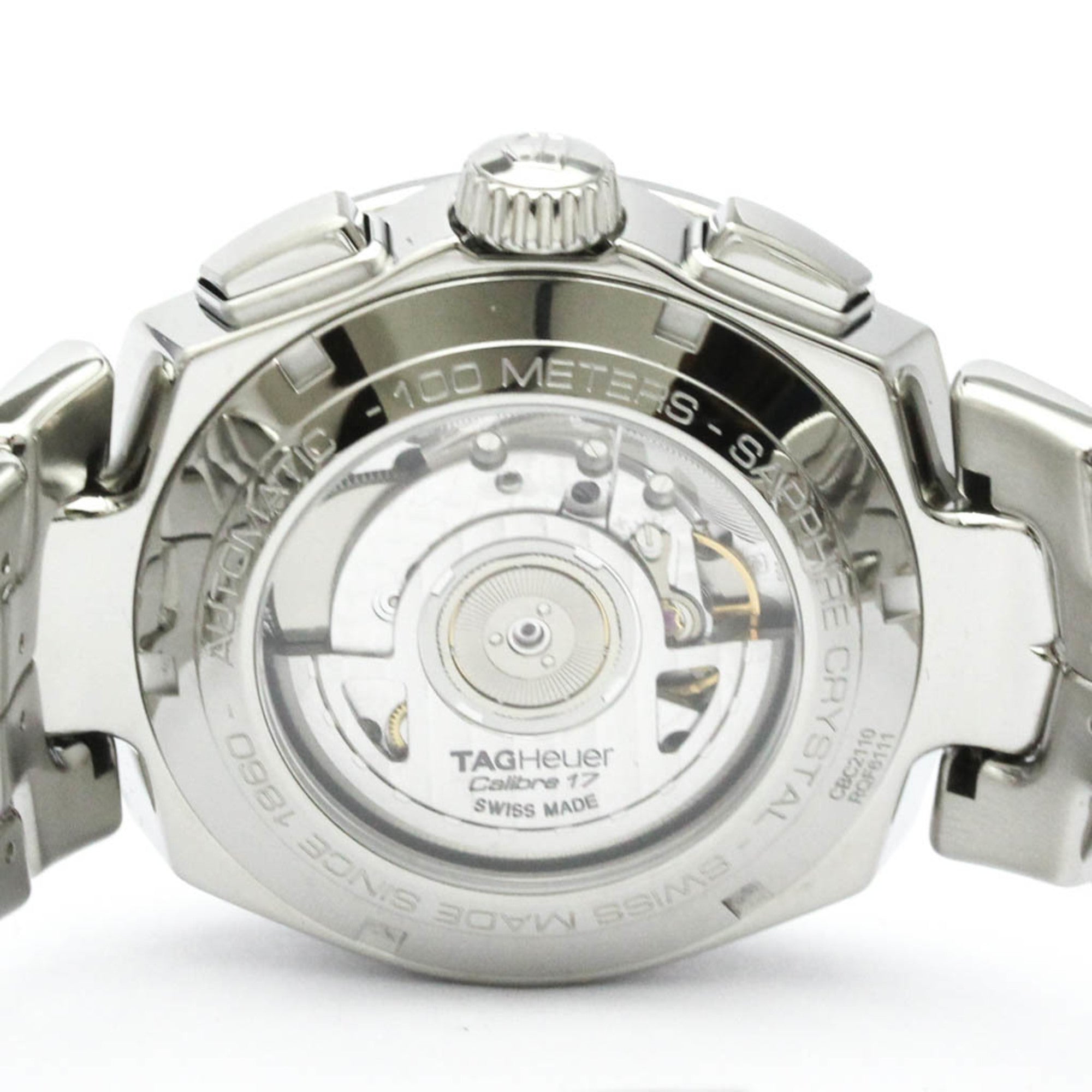 Tag Heuer Chronograph Calibre 17 Stainless Steel Watch (Pre-Owned)